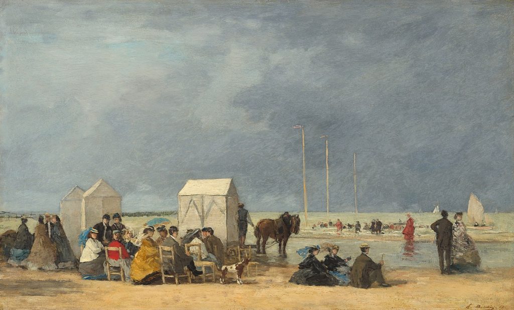 Deauville Normandy - Eugene Boudin painting