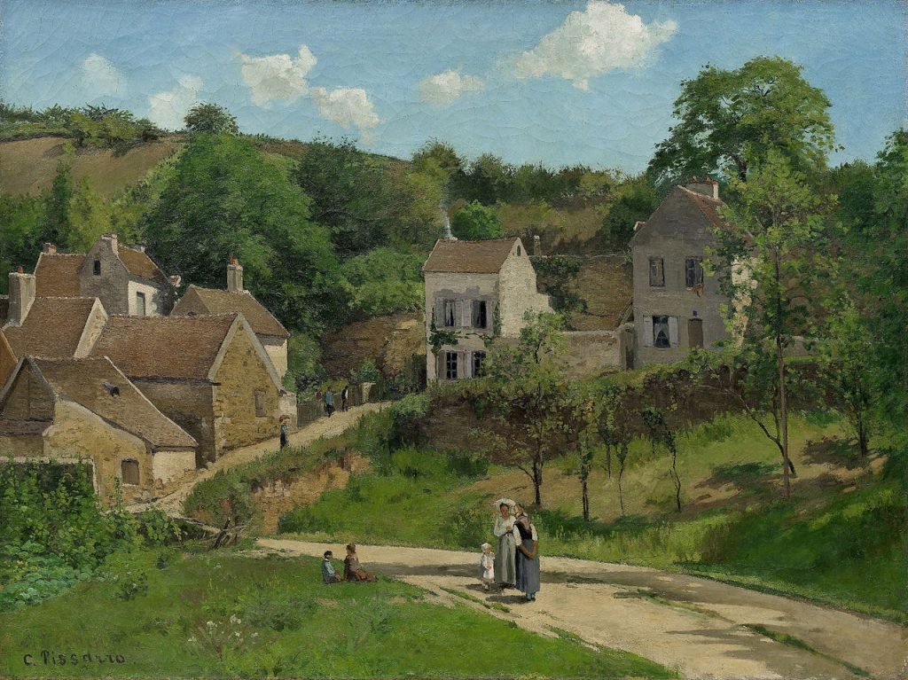 Pissarro L'Hermitage à Pontoise,1867