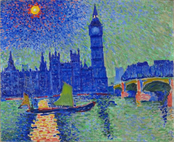 Big Ben, London - Painting by Andre Derain - Fauvism Paintings