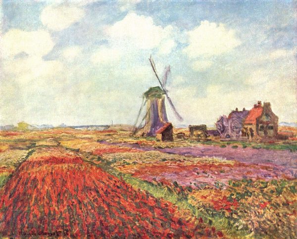 Claude Monet - Tulip fields Jigsaw Puzzle