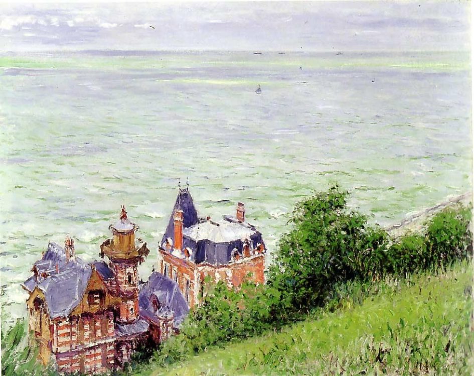 Trouville painted by Gustave Caillebotte