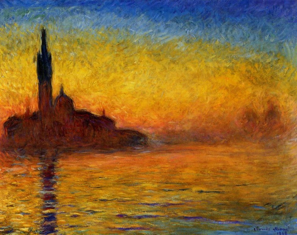 Venice landscape - Claude Monet Painting