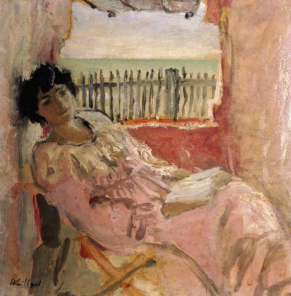 Lucy Hessel at the Sea Shore - Vuillard Painting
