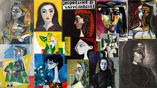 Portraits of Jacqueline Roque by Pablo Picasso