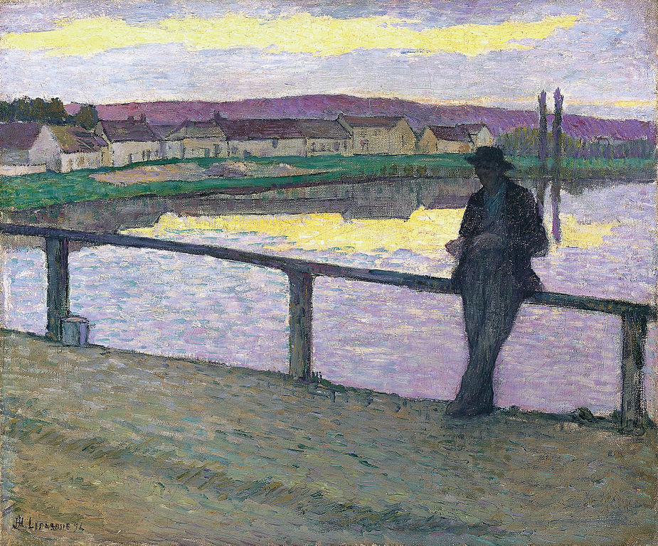 Henri Lebasque painting in Pont Aven