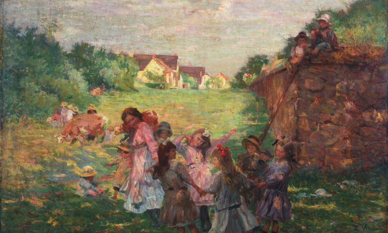 Eliseu Visconti Painting - Impressionism style