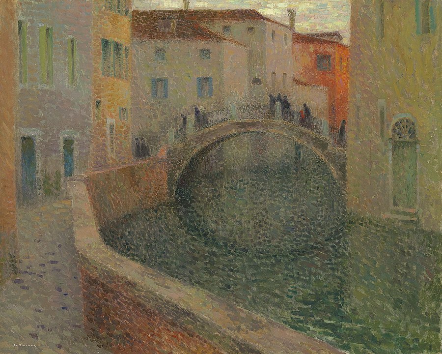 Henri Le Sidaner neo-impressionism painting of Venice 