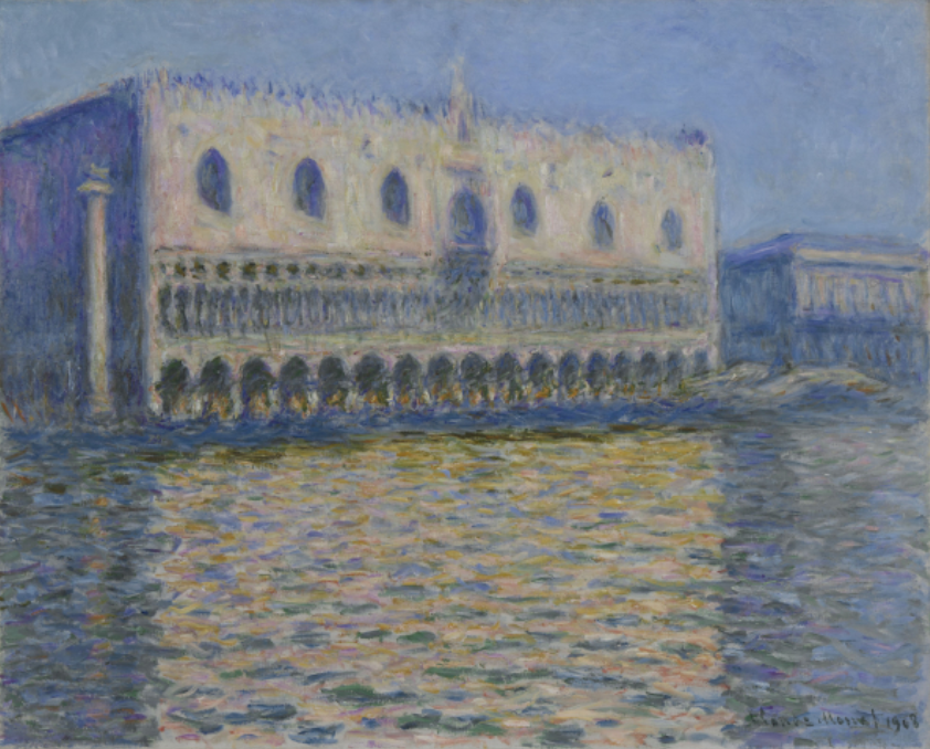 Claude Monet painting called: the Doge's Palace