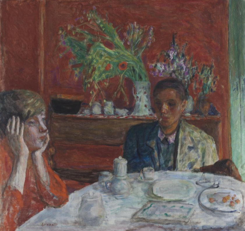 Pierre Bonnard painting entitled: The Dessert